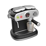 Smoby - Espresso-Kaffeemaschine - Realistische Kinder-Siebträgermaschine mit Wasserfunktion, Licht & Sound - Spielzeug-Espressomaschine mit Zubehör - Ab 3 Jahren - Rollenspiel, kreativ, detailgetreu