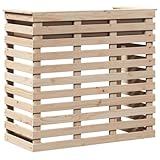vidaXL Garten Bartisch, Gartentisch mit Ablage, Stehtisch für Garten Terrasse, Holztisch Gartentheke Gartenmöbel, Massivholz Kiefer