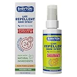 Babyton Läuseschutz-Haarspray 100 ml – 24h Schutz, Natürliche Inhaltsstoffe, Mit Läusekamm, Ohne Pestizide