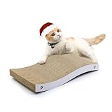 Conlun - Katzen Kratzbrett - Katzen Kratzpappe mit Premium-Kratztextur, langlebige Katzen Kratzmatte umkehrbar