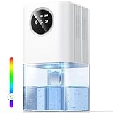 Luftentfeuchter Elektrisch, 1800ml Entfeuchter Elektrisch, Raumentfeuchter Leise Dehumidifier Mit Funktion Abtauen & Schlafmodus, Ideal für Kleine Räume wie Bad/Küche/Büro/RV