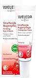 WELEDA Bio Granatapfel Straffende Augenpflege, Naturkosmetik Augencreme schützt vor Umwelteinflüssen, mindert Falten und strafft die feine Haut um die Augen für Männer und Frauen (1 x 10 ml)