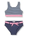 Playshoes Mädchen Uv-schutz Bikini Badeanzug Schwimmanzug Badebekleidung, Ringel, 122-128 EU