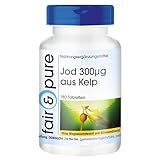 Fair & Pure® - Jod 300mcg aus der Braunalge Kelp - 180 Tabletten - Kelp-Extrakt - vegan - natürlich - hochdosiert