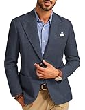 PJ PAUL JONES Sakko Herren Regular Fit Sportlich 2 Knöpfe Freizeit Blazer Business Anzugjacke (Dunkelgrau, 2XL)