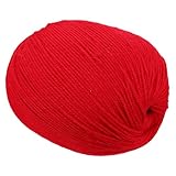 GRADENEVE Wollfaden Sportgewichtsgarn gelbes Garn estambres para tejer blaues Häkelgarn mehrfarbiges Garn Strickendes Herz Wollspulengarn Bio-Garn Deckengarn Pullovergarn großes Garn rot