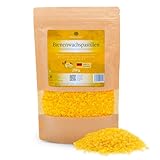Rocketchair Bienenwachs Pastillen 250 Gramm - hochwertige Mischung in kosmetischer Qualität, vielseitig einsetzbar für Kerzen, Cremes, Lotionen, Lippenpflege & Holzpolitur - Made in Germany