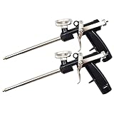 APTTOOL PU Schaumpistole 2 Stücke, Brauchen Sie keine Reineger, Bauschaumpistole, Bauschaum Pistole mit Teflon Beschichtet (PTFE), zum Abdichten, Füllen, Abdichten, für den Heim und Bürogebrauch