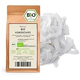 Kamelur 1kg BIO Kokoschips roh & ungesüßt - Rohkost Kokos Chips BIO ohne Zusätze – das ideale Topping für Porridge – Kokoschips BIO in biologisch abbaubarer Verpackung
