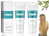Glättungscremes,2pcs Haarglättungscreme,Polypeptid Keratin Creme,Keratin Hair Straightening,Tiefenwirksame Haarmaske,Zur Wiederherstellung Geschädigtem Haar,Glättende Creme für Haarschäden