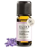 ELIXR - BIO Lavendelöl - 100% naturreines ätherisches Öl - Duftöl, Aromatherapie & für Diffusor - Lavendel Blüten für Haut & Haare – echtes lavender essential oil - Aus Deutschland - 5 ml