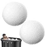 Cold Plunge Filter Orb - 3 Schaumkugel, Poolyt, waschbarer Schmutzschwamm | Außenbaddamm Innenbad-Filter-Set Fettbeseitiger Body Lotion Restaufnahme Eis-Barrel Cleaner
