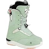 Nitro Damen Snowboards Crown TLS '23 Leichter Snowboardschuh Snowboardboot mit Schnellschnürsystem Allround Freestyle Freeride Softboot Warm Boots, Mint-White, MP 23,5 // EU 36 2/3 // US 6
