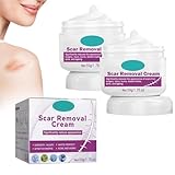 Pemarlis 2 pack Narbencreme, Narbensalbe, Narbe Entfernen, Scar Cream, Narbenpflege Für Flachere, Weichere, Elastischere Und Weniger Sichtbare Narben, Alte & Neue Narben, Dehnungsstreifen