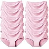 SUYGGCK Damen Unterwäsche 10Pcs/Set Frauen Höschen Solide Nahtlose Unterwäsche Sowie Größe Bequeme Sports -Dessous -Unterhose-Set 23,XXXL
