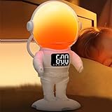 Tageslichtwecker Sonnenaufgang Lichtwecker Wecker mit Licht, Sunrise Wake Up, Smart Bluetooth Lautsprecher, 21 White Noise,Timer,Dual Alarm, Dimmbare Nachtlicht mit Farbewechel für Erwachsene & Kinder