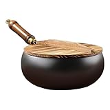 Bratpfanne mit Antihaftbeschichtung – kratzfreie Küchenutensilien ohne Kratzer mit angenehmer Haftung | gleichmäßige Wärmeverteilung, leicht zu reinigen, ideal zum Kochen von Gasen