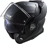 LS2, Klapphelm Motorrad ADVANT X SOLID Matt Black, XL