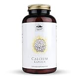 KRÄUTERHANDEL SANKT ANTON - 300 Calcium Kapseln - 1000 mg Calcium Tagesdosis - Hochdosiert - Laborgeprüft - Deutsche Premium Qualität