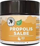 Aktiv Naturheilmittel Propolis‑Salbe 30 ml – 5 % Rohpropolis, mit Traubenkernöl – Für empfindliche, trockene oder juckende Haut bei Neurodermitis & Schuppenflechte