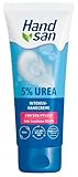 Handsan Urea Intensiv Handcreme | mit 5% Urea | Feuchtigkeitsspendend & schnell einziehend | für sehr trockene und strapazierte Hände | 90ml