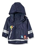 Sterntaler Unisex Baby Regenjacke mit Innenjacke Rain Jacket, Marine, 92