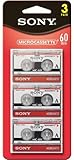 Sony Micro cassette 3MC60 Audio сassette 3Stück(e)