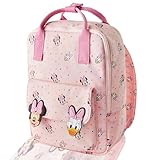 Ainvliya Mi-nie Rucksack Kinder Min-ni Kinderrucksack Mädchen Kindergartenrucksack, Mädchen Schultasche Square Backpack Mouse Rucksack Mädchen 8 Jahre,28cm