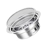 Happyyami 1 Satz Grillrost aus Edelstahl automatisch kleiner Außengrill tragbar Herd Grills edelstahlgrill transportabler grill grilll Grillzubehör Holzkohlegrillofen Rostfreier Stahl Silver