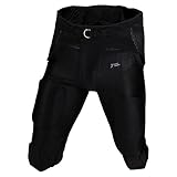 Active Athletics American Football Hose 7 Pad 'All in One' Gamepants - schwarz Gr. M