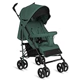 Lionelo Irma Buggy Kinderwagen ab 6 Monate, leicht 7 kg, Liegeposition, faltbar mit Einhand-Faltsystem, 6-Zoll-EVA-Räder mit Federung & Bremse, Moskitonetz, bis 15 kg