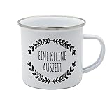 Tasse Kleine Auszeit Emaille 350ml