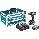 Makita DDF485TX2B Bohrmaschine, 18 V, Black Edition (2 x 5,0 Ah) im Aluminiumkoffer