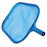 DIKACA Schwimmbad Reinigungsset Mit Flachwasser Blätternetz Teichbagger Und Maschenrahmen Effizienter Laubharke Netzskimmer Für Kristallklares Wasser 43 x 30 cm