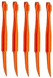 Orangenschäler Zitrus Zitrone Fruchtöffner Schälwerkzeug Kunststoff Küchenhelfer Mit Langem Griff Orange 5 STÜCKE Gutes Geschenk