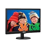 Philips 193V5LSB2/10 47 cm (18,5 Zoll) Monitor (VGA, TN Panel, 1366 x 768, 60 Hz, ohne Lautsprecher) schwarz
