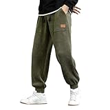 Jogginghose Herren Baggy - Herren Leichte Hose Baggy Pumphose für Yoga leicht atmungsaktiv Herren Lang Boho Gemustert Pumphose solide Trainingshose Jogginghose für Männer