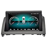 Sunshine Fly Android 11.0 Octa 8-Core 1.6GHZ Auto Radio DVD Player für C-W204 2007-2011 mit GPS Navigation BT FM AM Stereo WiFi Keep Origianal CD Radio (Radio+Carplay)