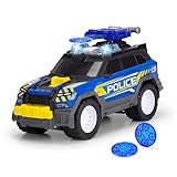 Dickie Toys - Police SUV (30 cm) - großes Polizeiauto ab 3 Jahre mit Schussfunktion & Zubehör, Polizei-Spielzeug für Kinder mit Licht & Sound, inkl. Batterien