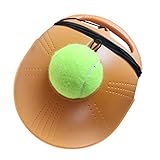 Yardwe Tennistrainer Set Mit Baseboard Selbsttrainingsgerät Für Anfänger Und Fortgeschrittene Tennis Gadgets Orange