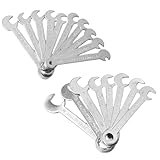 18-teiliges Ringschlüssel-Set, 1-18 mm, offen, Doppelzweck-Ratschen, Schraubenschlüssel, Zubehör, tragbarer Schraubenschlüssel, Reparaturwerkzeug