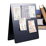 Metall-Magnetboard – rutschfeste Notizanzeige | rutschfeste magnetische Pinnwand für Memo-Schrank, Haftnotizen, Heimbüro, Schlafsaal, Klassenzimmer, Poesie