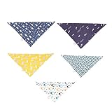 GARVALON 5St einfache Lätzchen dreieckstücher babykleidung babyprodukte outfits wasserdichte Lätzchen -Sabber-Lätzchen Lätzchen zum Mittagessen Dreieckstücher für Kleinkinder