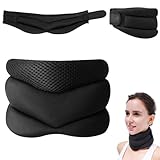 Evadollina Nackenstrecker, Snooze Nackenstütze gegen Schnarchen, Halskrause Mensch, Nackenstütze, Halskrause, Anti-Schnarch, Schnarchstopper