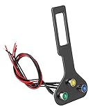 Zohisin 6 mm 0,2 Zoll 12 V DC Kontrollleuchte, erhältlich in Gelb, Blau und Grün, geeignet für Auto, LKW, Boot, Motorrad, mit hochfestem Gehäuse aus Messinglegierung,