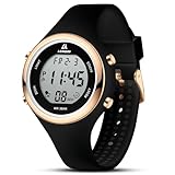 LN LENQIN Uhr Damen Digital Armbanduhr Damen Wasserdicht Sport Chronograph Uhren für Damen Silikonarmband mit Licht/Datum/Woche/Monat