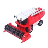 TOPINCN Bauernhof-Mähdrescher-Traktor-Spielzeug, Lebensechte Ton- und Lichteffekte, Legierungsmodell-Traktor, mit Geschenkbox, für, Mädchen, Geburtstag, Weihnachten, Geschenk
