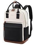 LOVEVOOK Rucksack Damen, 17 Zoll Laptop Reiserucksack Schulrucksack Wasserdicht Arbeitstasche Backpack Women Groß Schultasche Teenager Mädchen Elegant für Arbeit Reise Schule Uni Büro, Schwarz