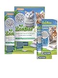 ZeoDeo 3.6 kg + 10 EXTRA Pads - Natürliche Zeolith-Katzenstreu-Pellets für Zweischicht-Katzenstreu-Systeme, 3.6 kg + 10 EXTRA Katzenstreu-Pads