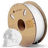 ANYCUBIC 1.75 mm PLA 3D-Druckerfilament, 3D Drucker PLA Filament 1kg 3D Filament, Filament 3d Druckmaterialien, RFID für Intelligentes Drucken, Filament 1.75 PLA Weiß